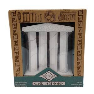 Greek Parthenon - 15-piece 3D Puzzle - Wooden Brainteaser Columns Project Genius